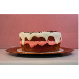 bolo de aniversário rosa Tucuruvi