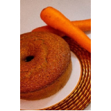 bolo de pão de ló de cenoura Vila Mazzei