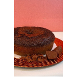 bolo de pão de ló de chocolate valor Santana