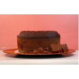 bolo de pão de ló de chocolate Vila Paulicéia