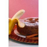 bolo integral banana com passas preços Vila Nivi
