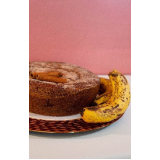 bolo integral de banana e aveia encomenda Vila Santa Luzia