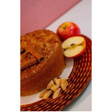 mini bolo de maçã preço Brasilândia